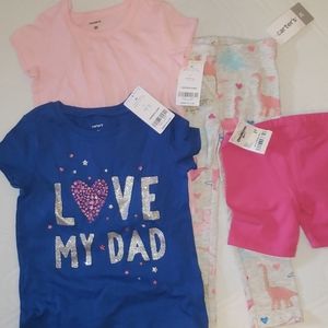 Set of shirt and leggings girls size 2 Brand New!